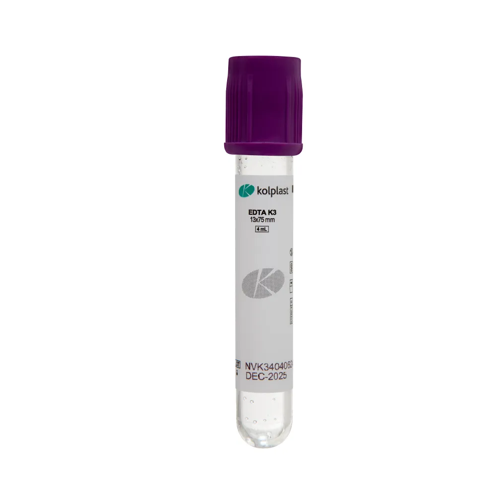 TUBO PARA COLETA DE SANGUE A VACUO EDTA K...