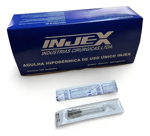 AGULHA HIPODERMICA 25X0,70 22G 1 (CAIXA C...